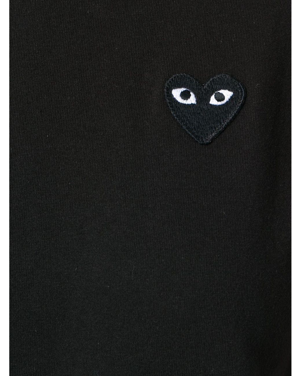 COMME DES GARÇONS PLAY Black Heart Cotton T-Shirt