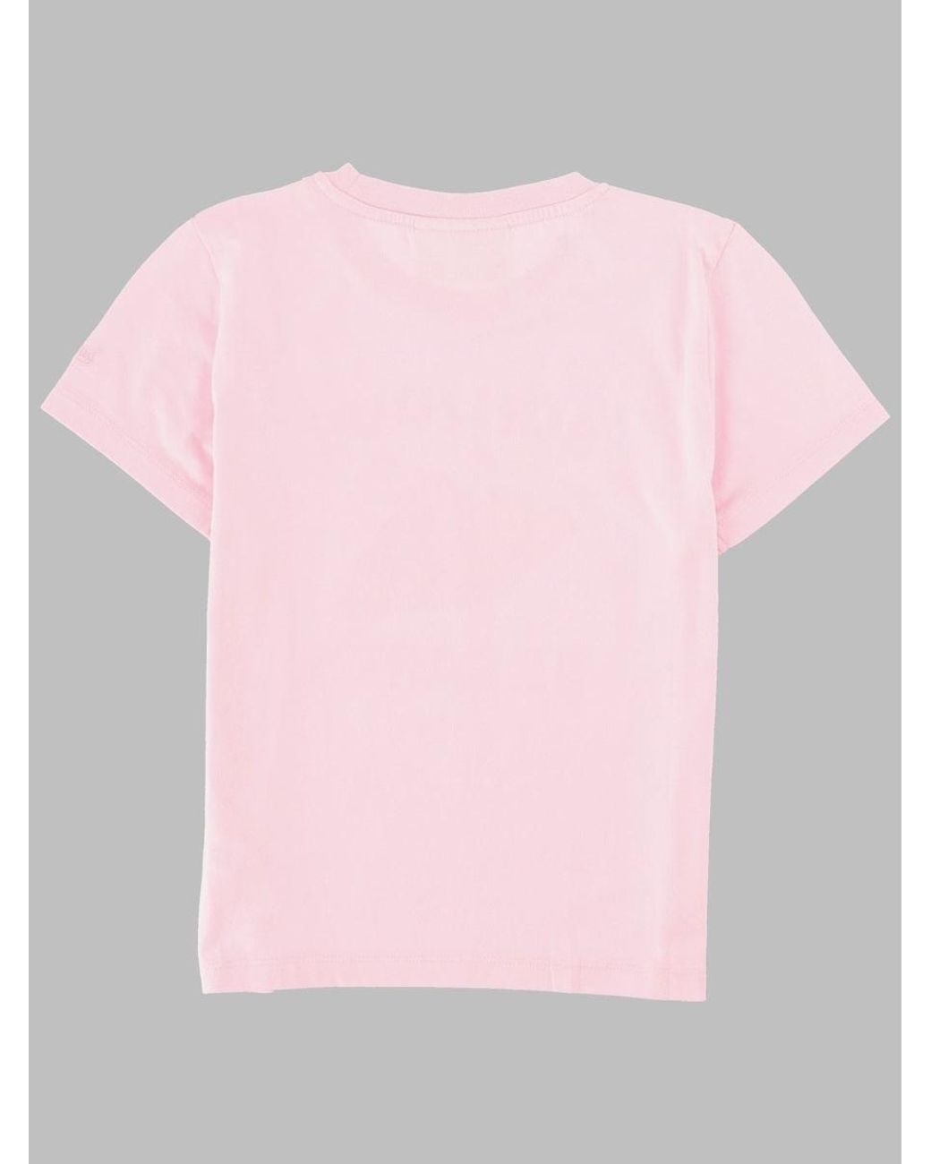 Mc2 Saint Barth Pink T-Shirt "Bonjour"