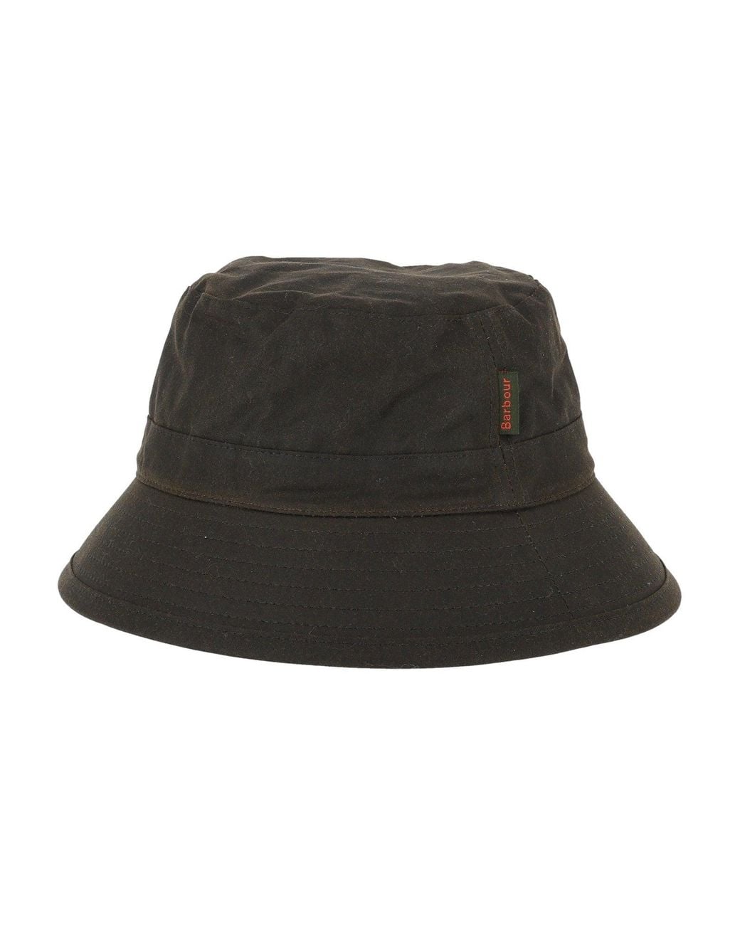 Barbour Black Wax Bucket Hat