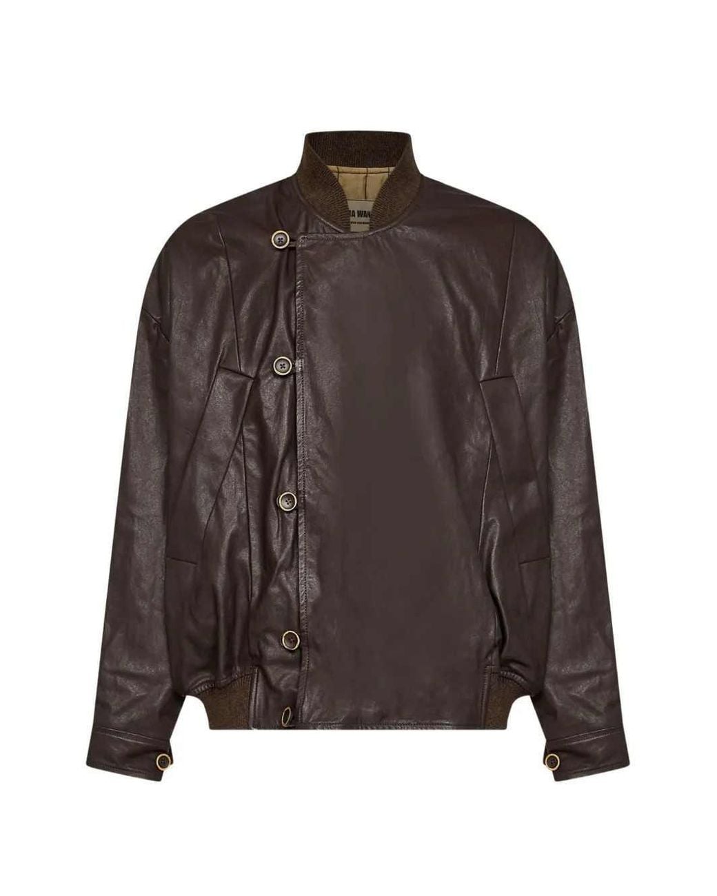 Uma Wang Jovan Off-center Jas in het Brown