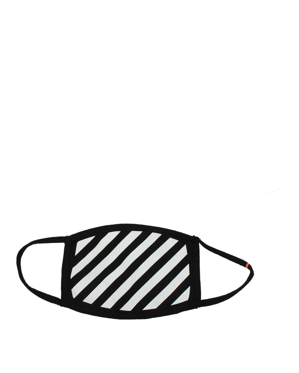 Off-White c/o Virgil Abloh Black Mascherine Mask Uomo Cotone Nero/Bianco