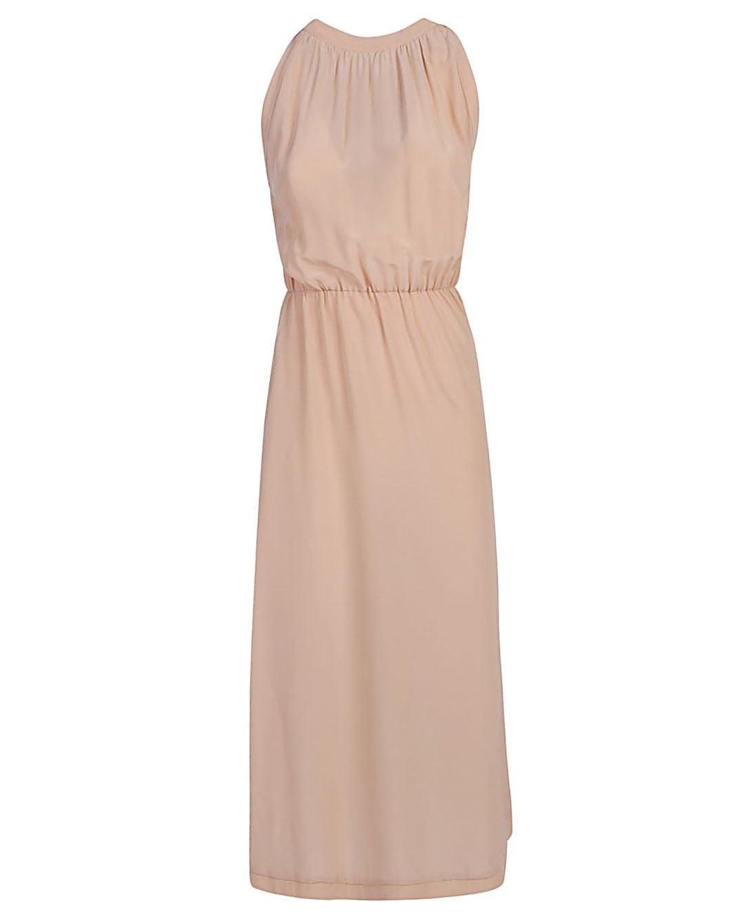 CRI.DA Silk Midi -jurk in het Natural