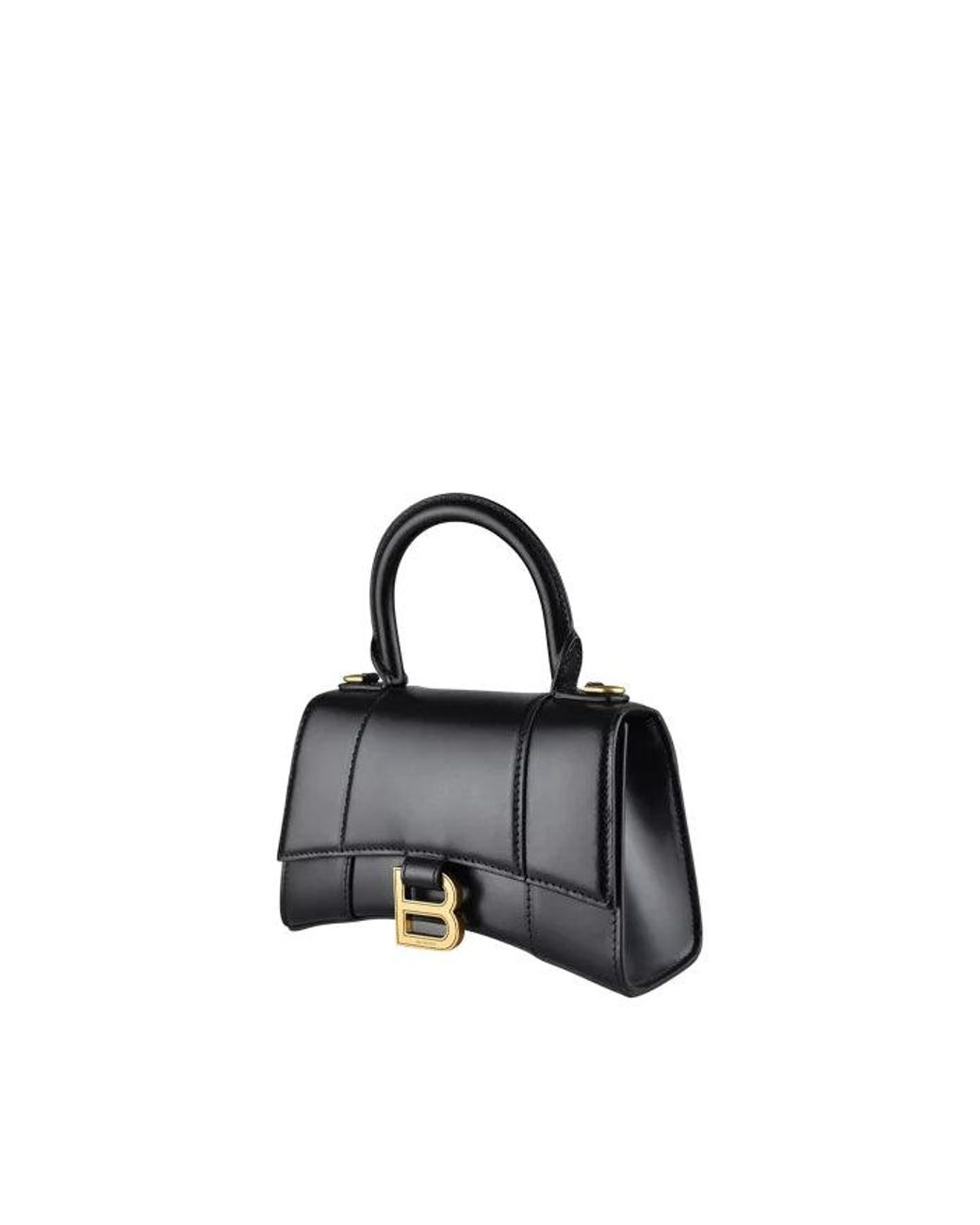 Balenciaga Black Hourglass Handbag