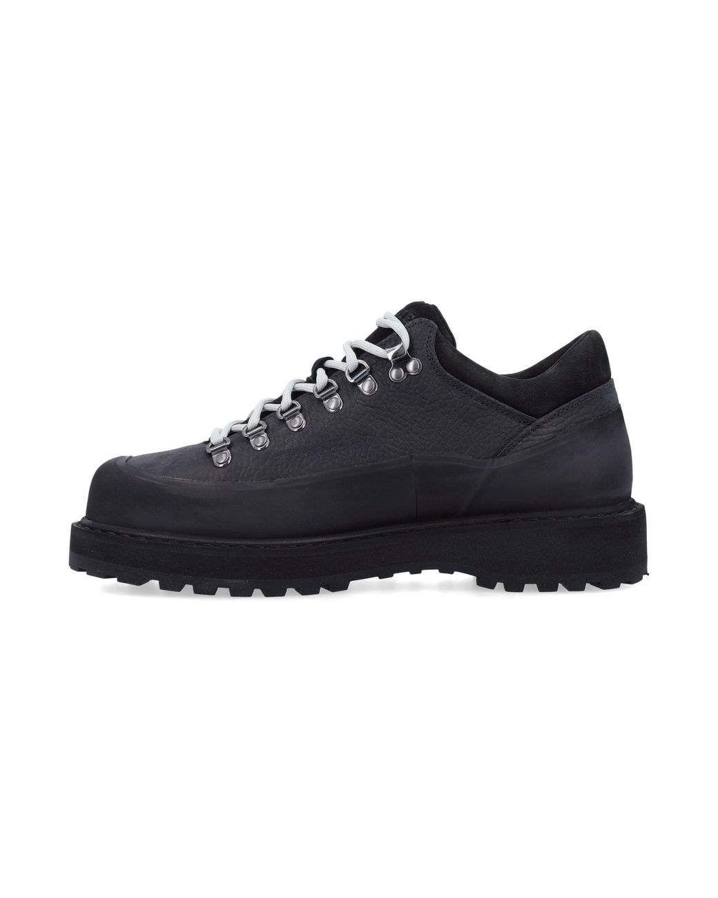 Diemme Black Cornaro Gomma Leather Shoes