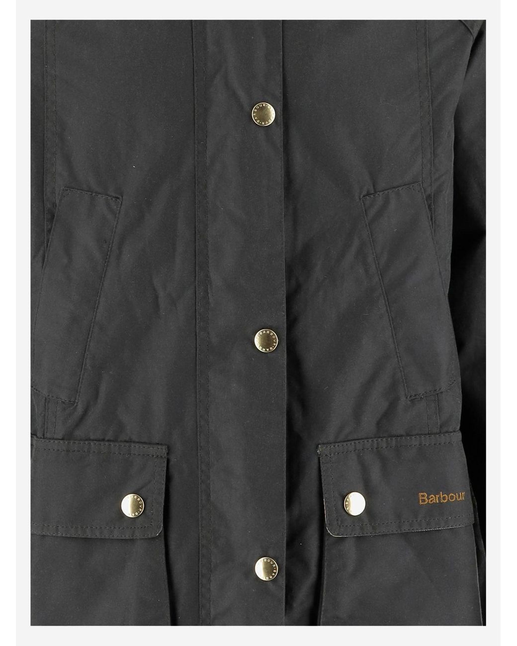 Barbour Black Waxed Cotton Jacket Modern Beadnell