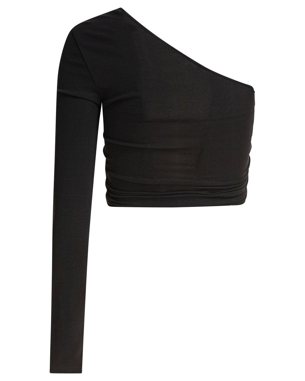Courreges Black Elastane Top Viscose