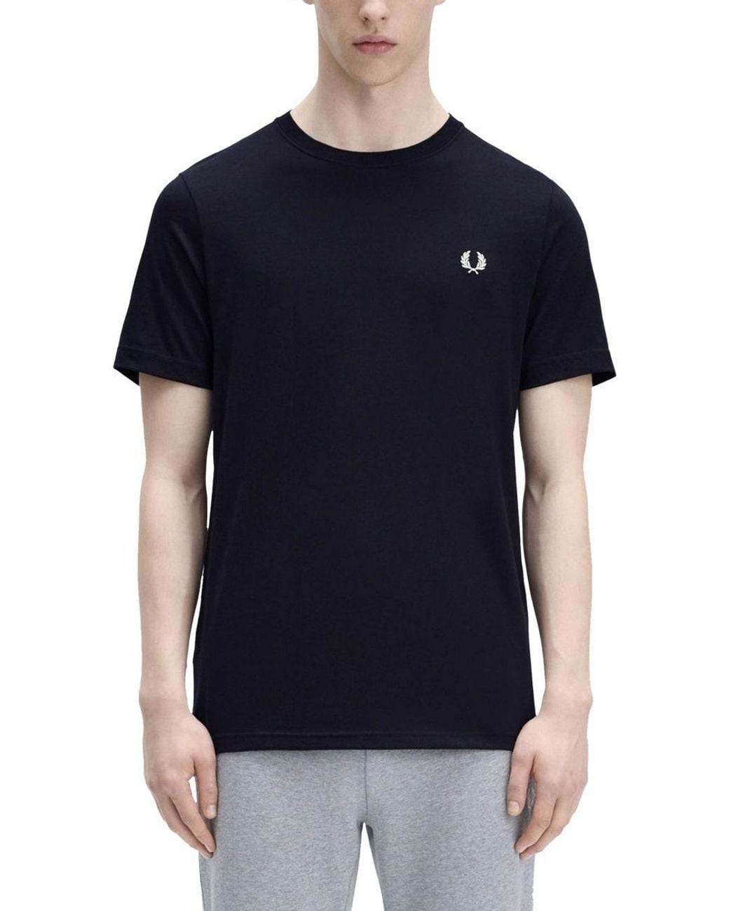 Fred Perry Black Classic T Shirt