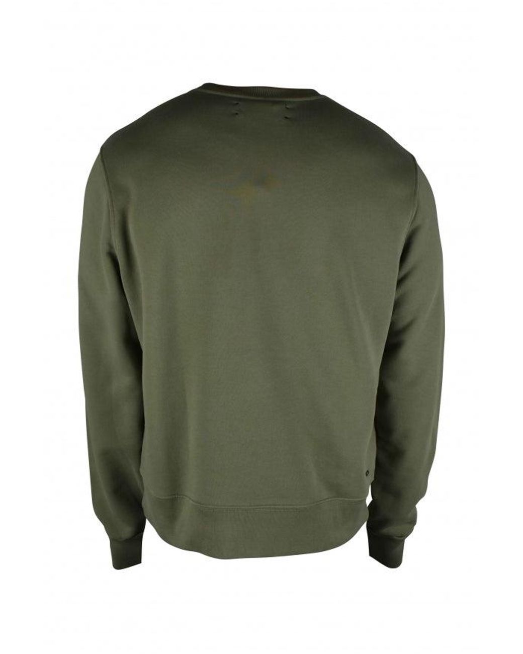 Amiri Green Relaxed Fit Khaki Cotton Sweatshirt