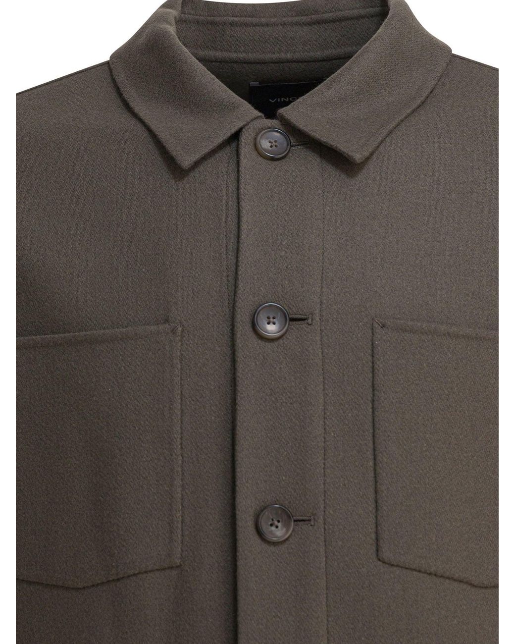 Vince Green Vitgin Wool Polyamide Jacket