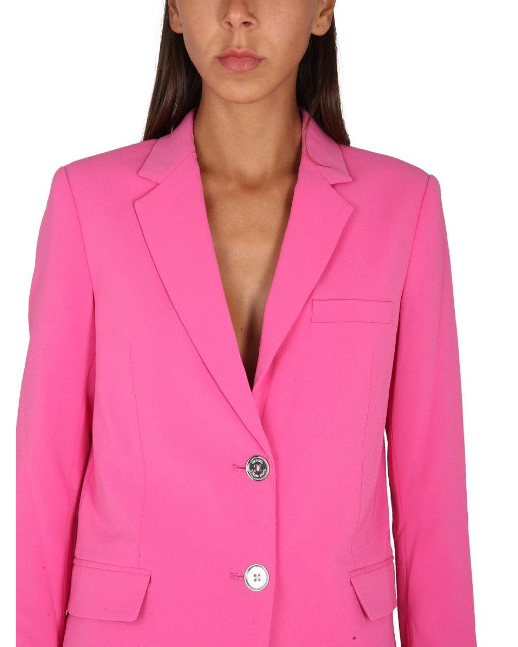 MICHAEL Michael Kors Pink Single-Breasted Blazer Jacket