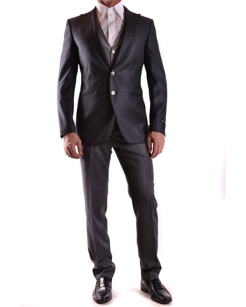 Corneliani Jurk Donkergrijs in het Black