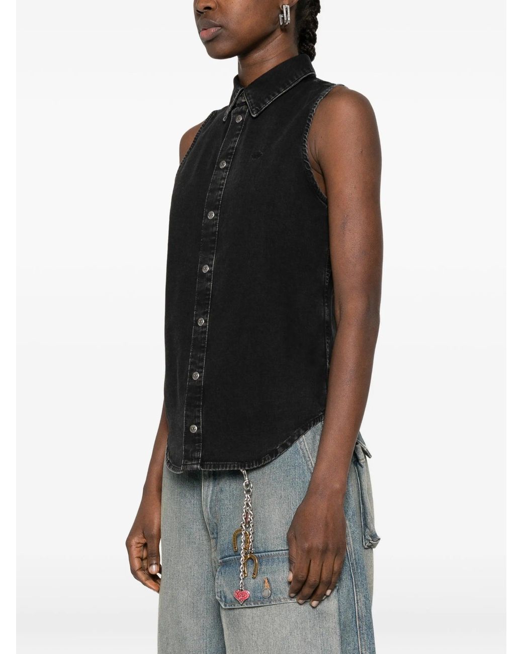 DIESEL Denim Overhemd in het Black