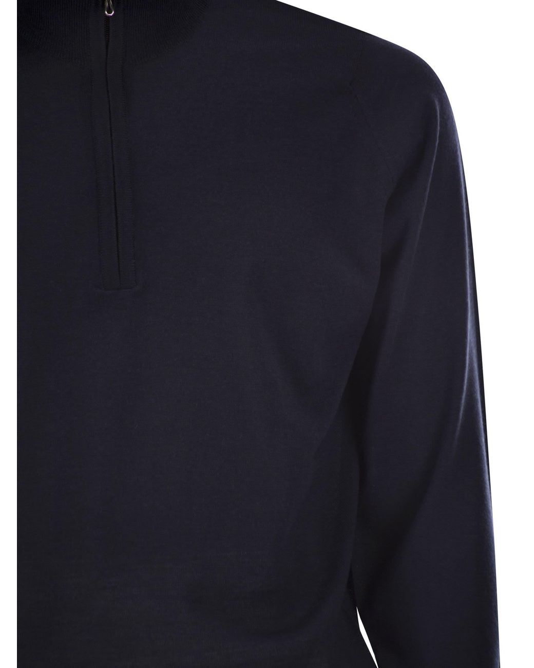 John Smedley Blue Barrow for men