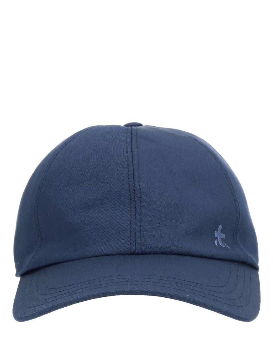 Premiata Blue Logo Solid Baseball Hat for men
