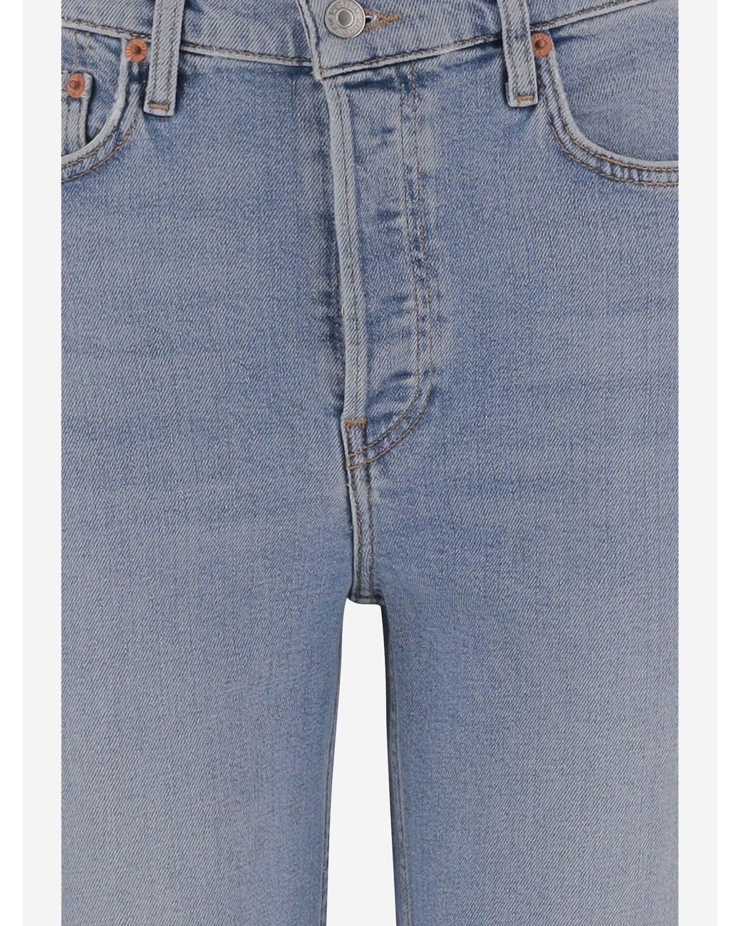 Re/done Blue Jeans Stretch Cotton