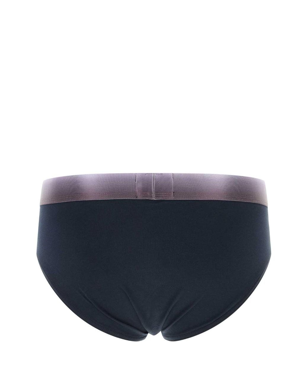 Emporio Armani Blue Emporio Armani Stretch Cotton Brief for men
