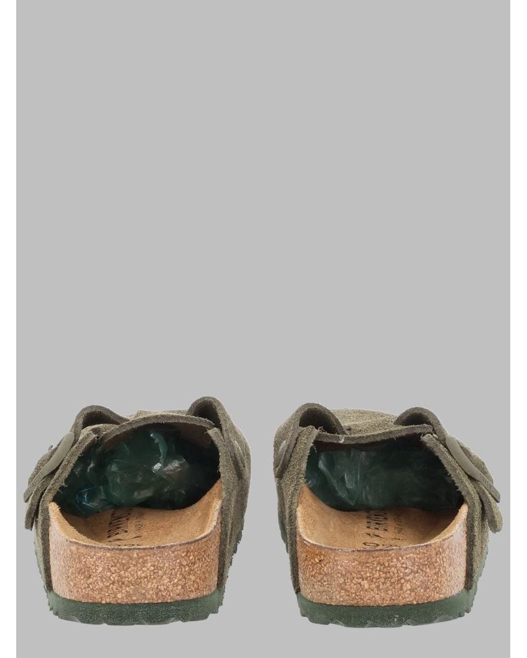 Birkenstock Gray Buckle Strap Sandals