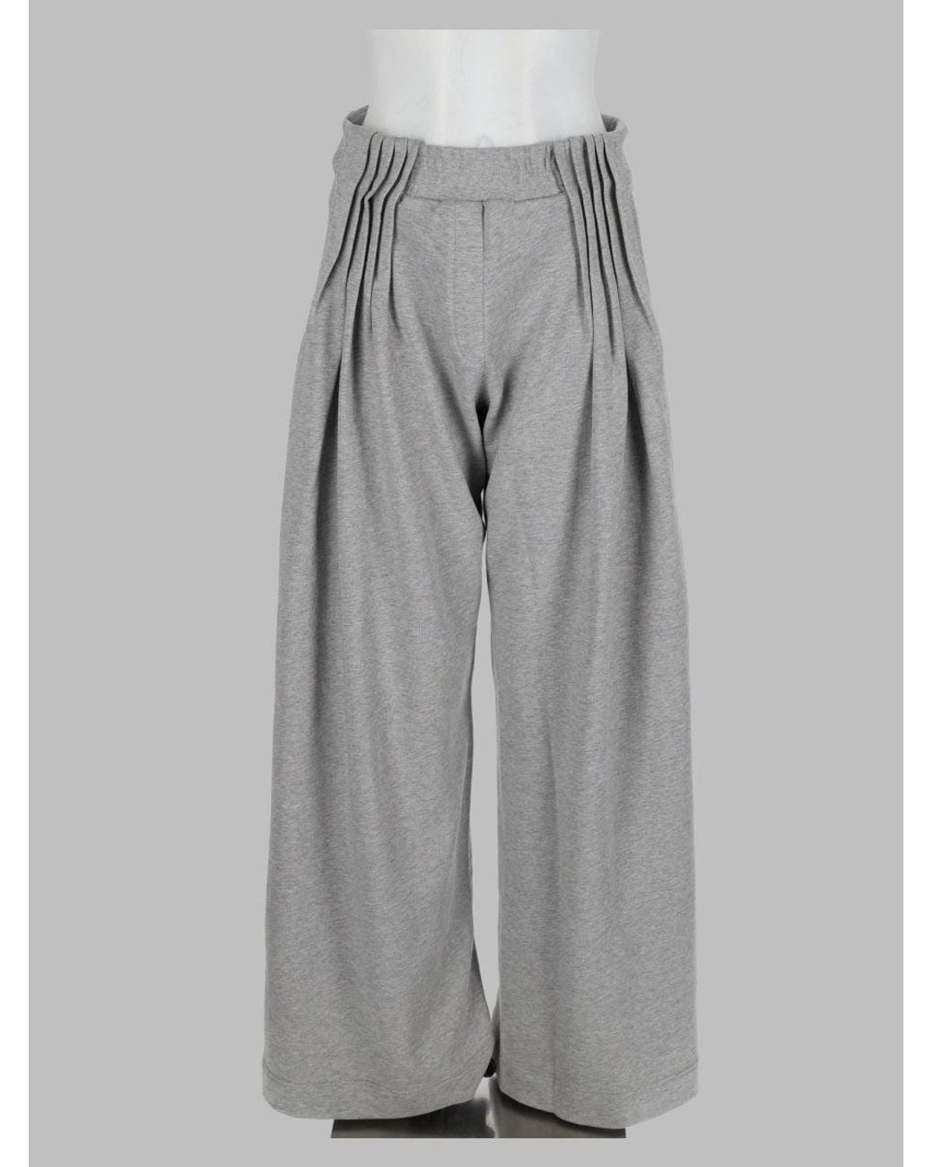 Dries Van Noten Gray Tailored Trousers