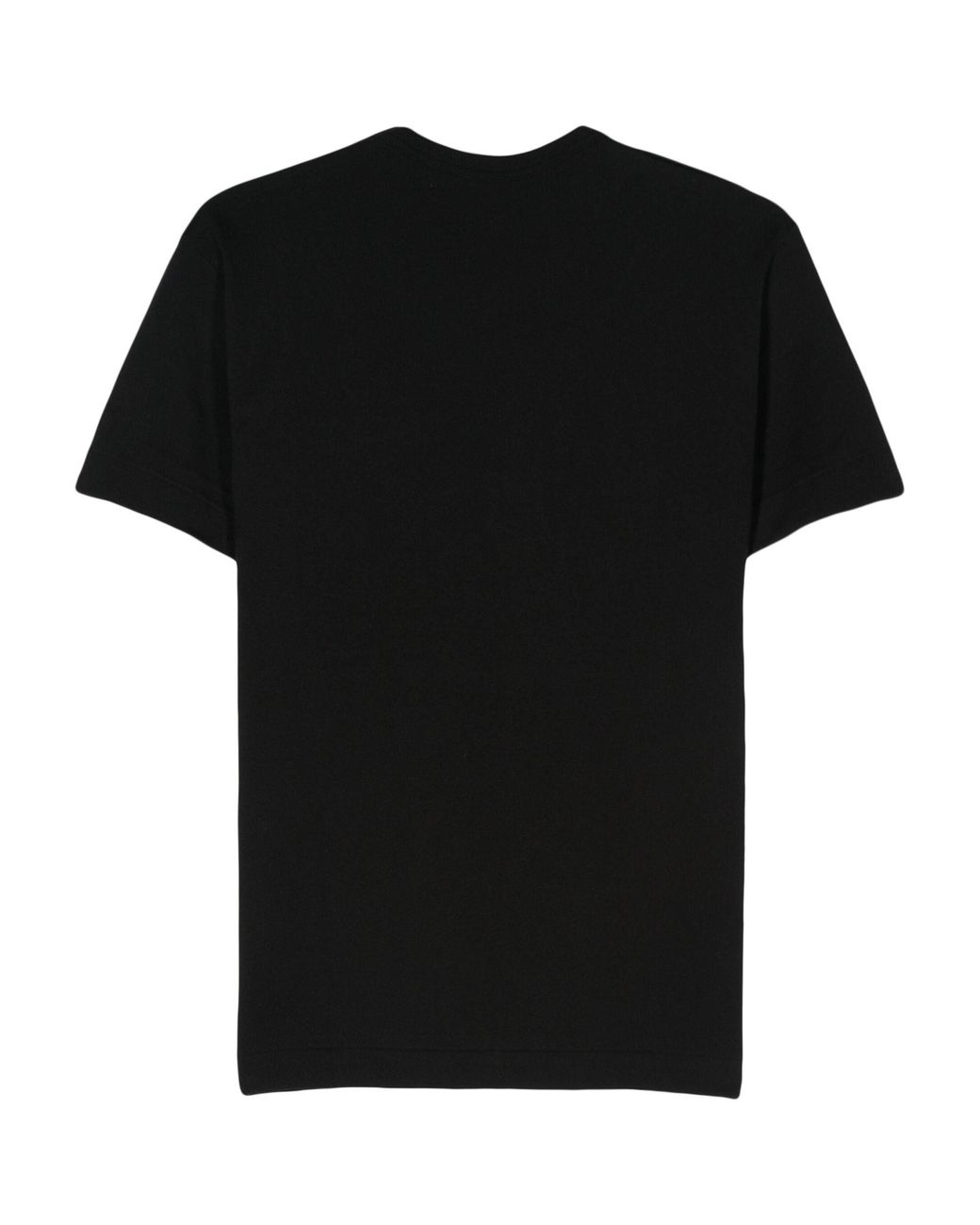 COMME DES GARÇONS PLAY Black U T-Shirt Emblem Knit