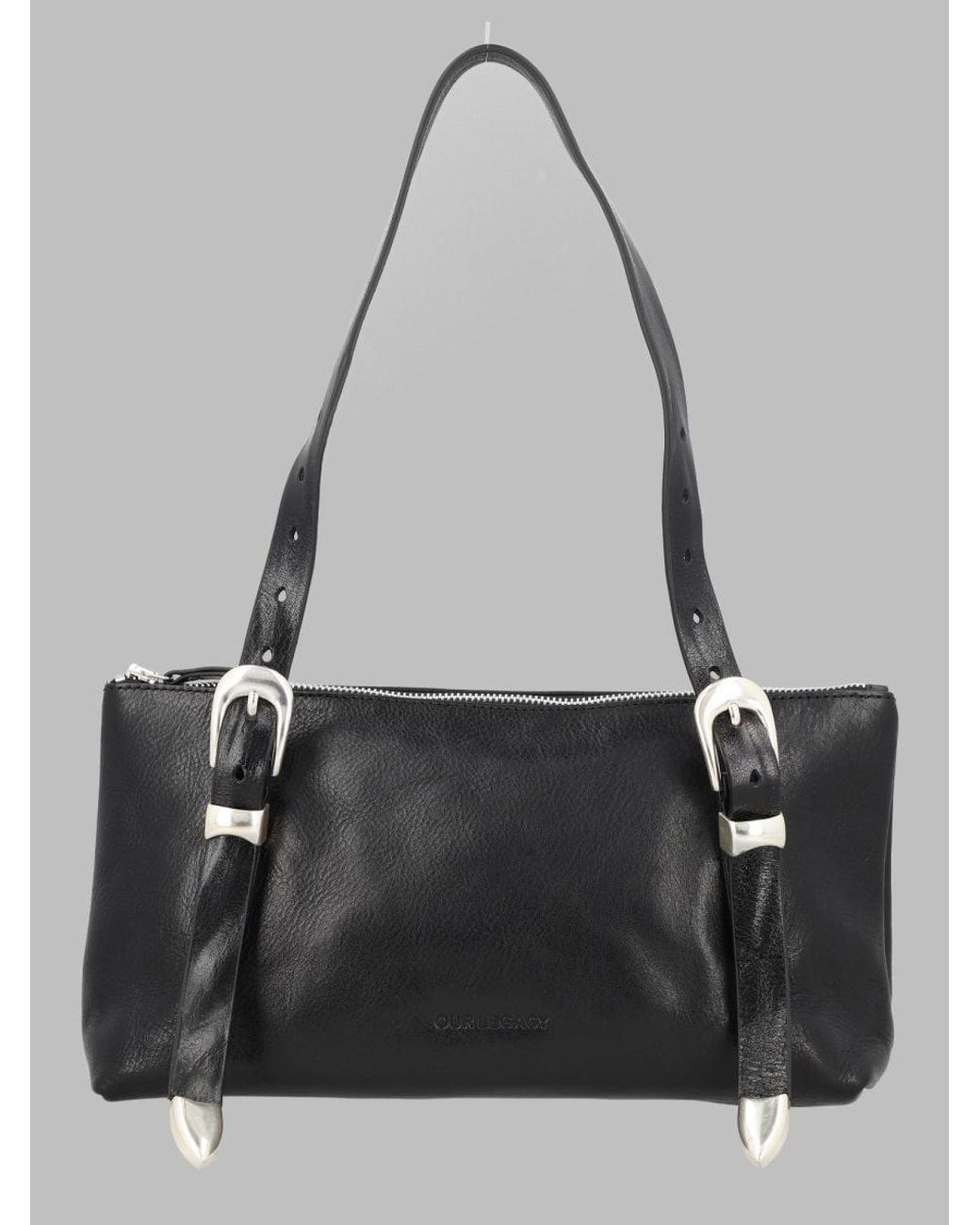 Our Legacy Black Tire Cowhide Shoulder Bag