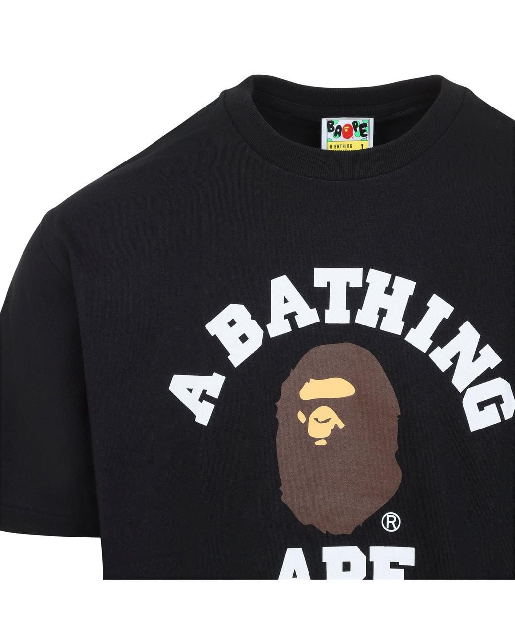 A Bathing Ape White College M T Shirt