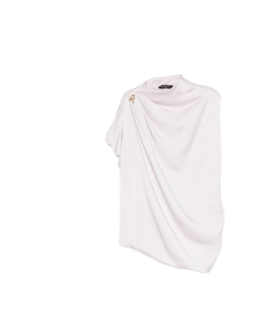 Fabiana Filippi White Draped Top