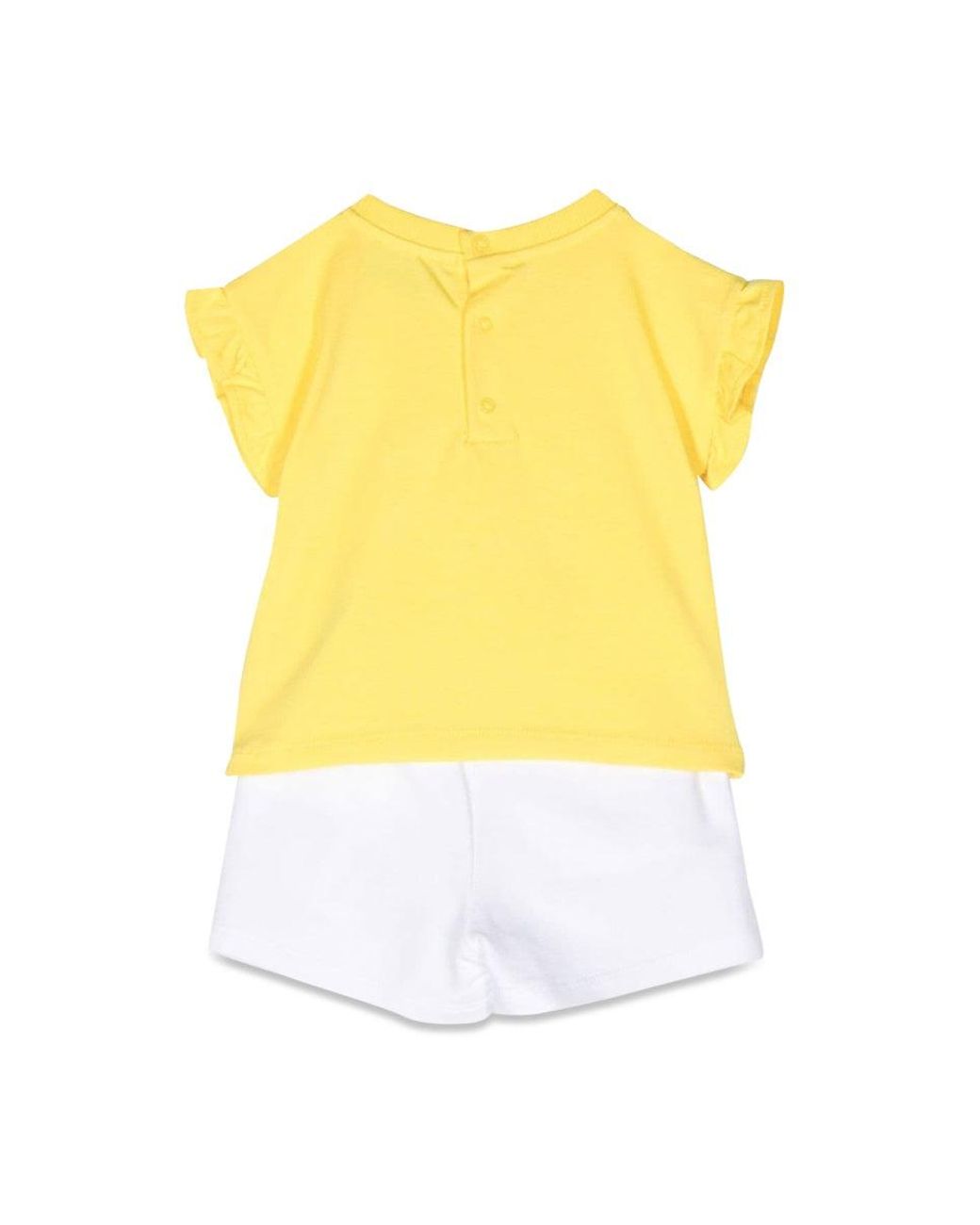 Moschino White T-Shirt And Shorts Set