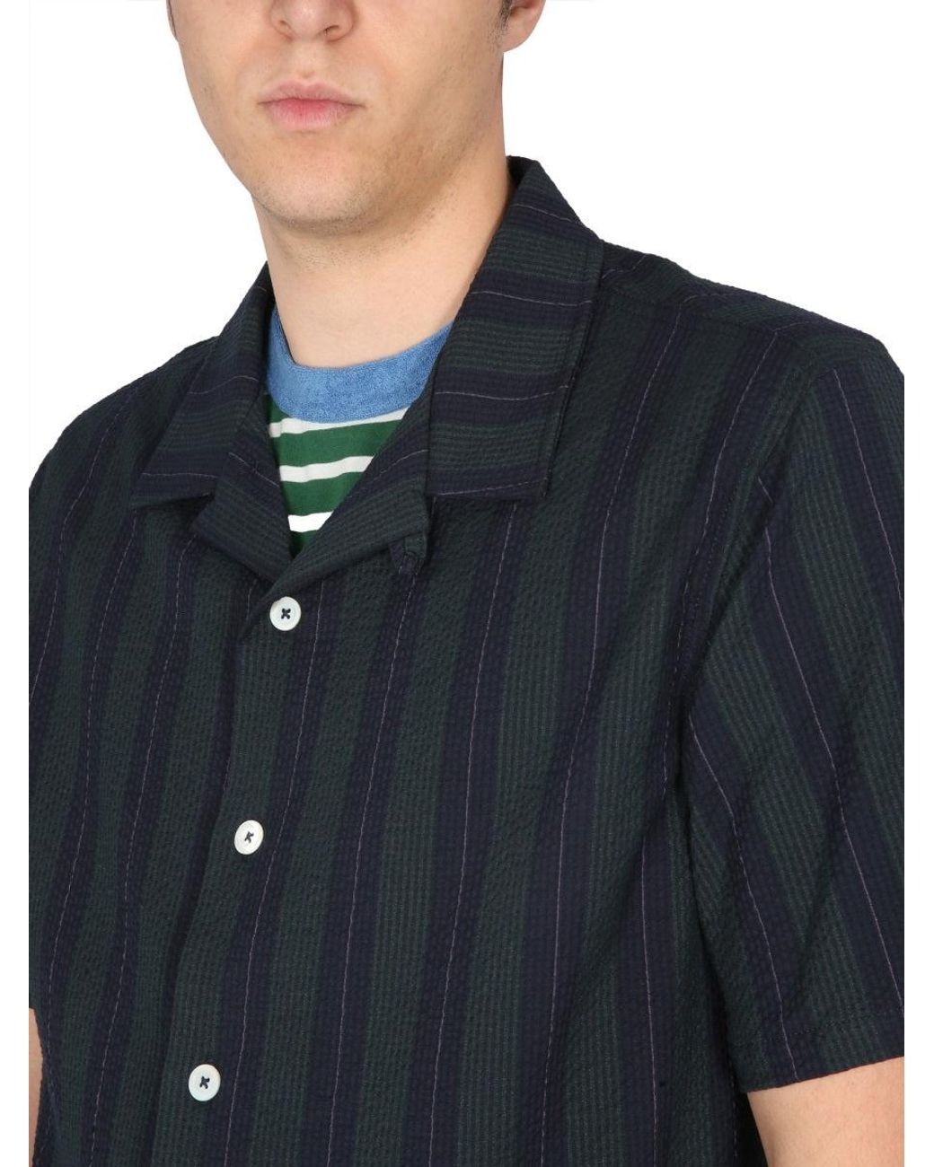 Howlin' By Morrison Black Cotton Shirt for men