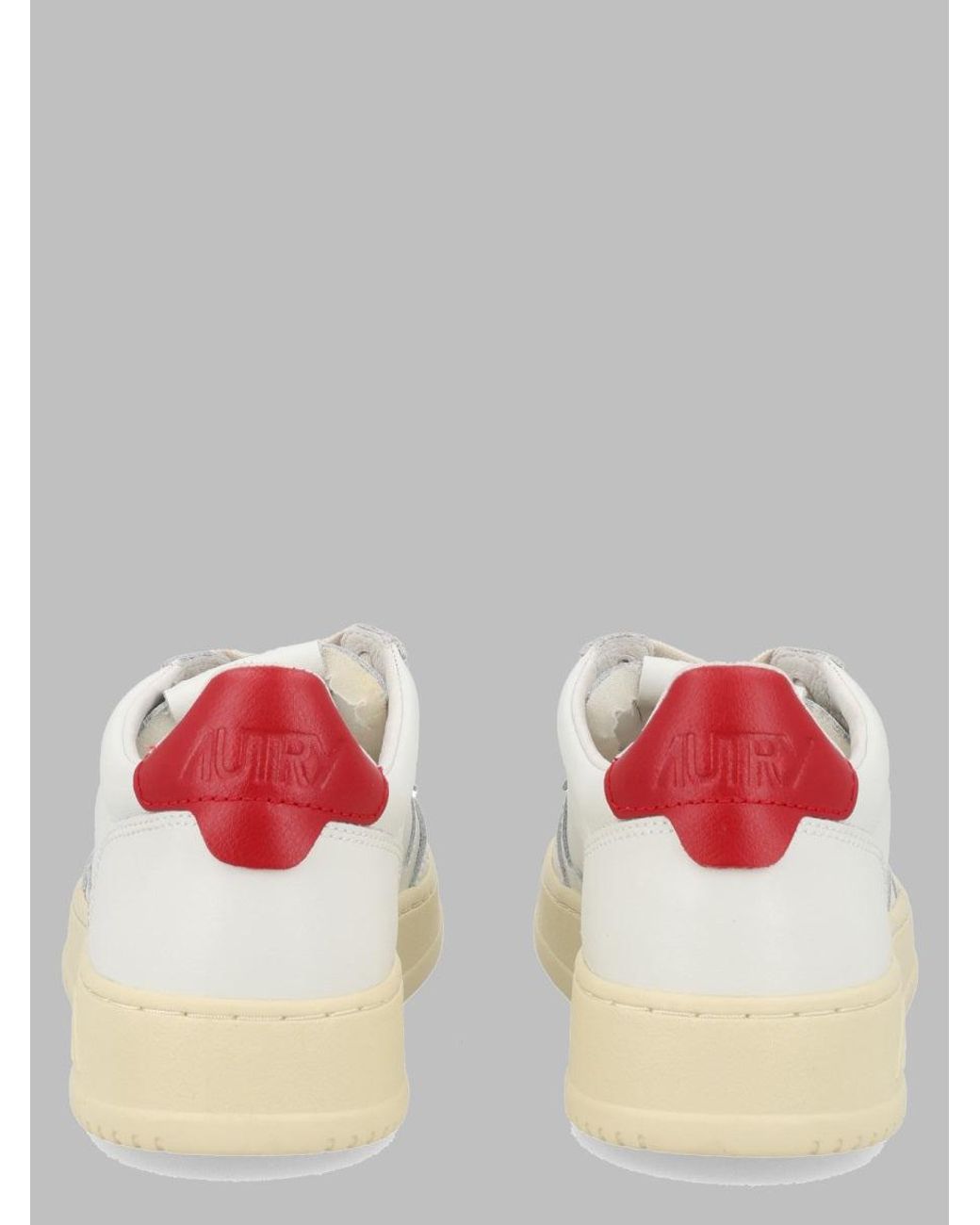 Autry White Medalist Low Leather Sneaker