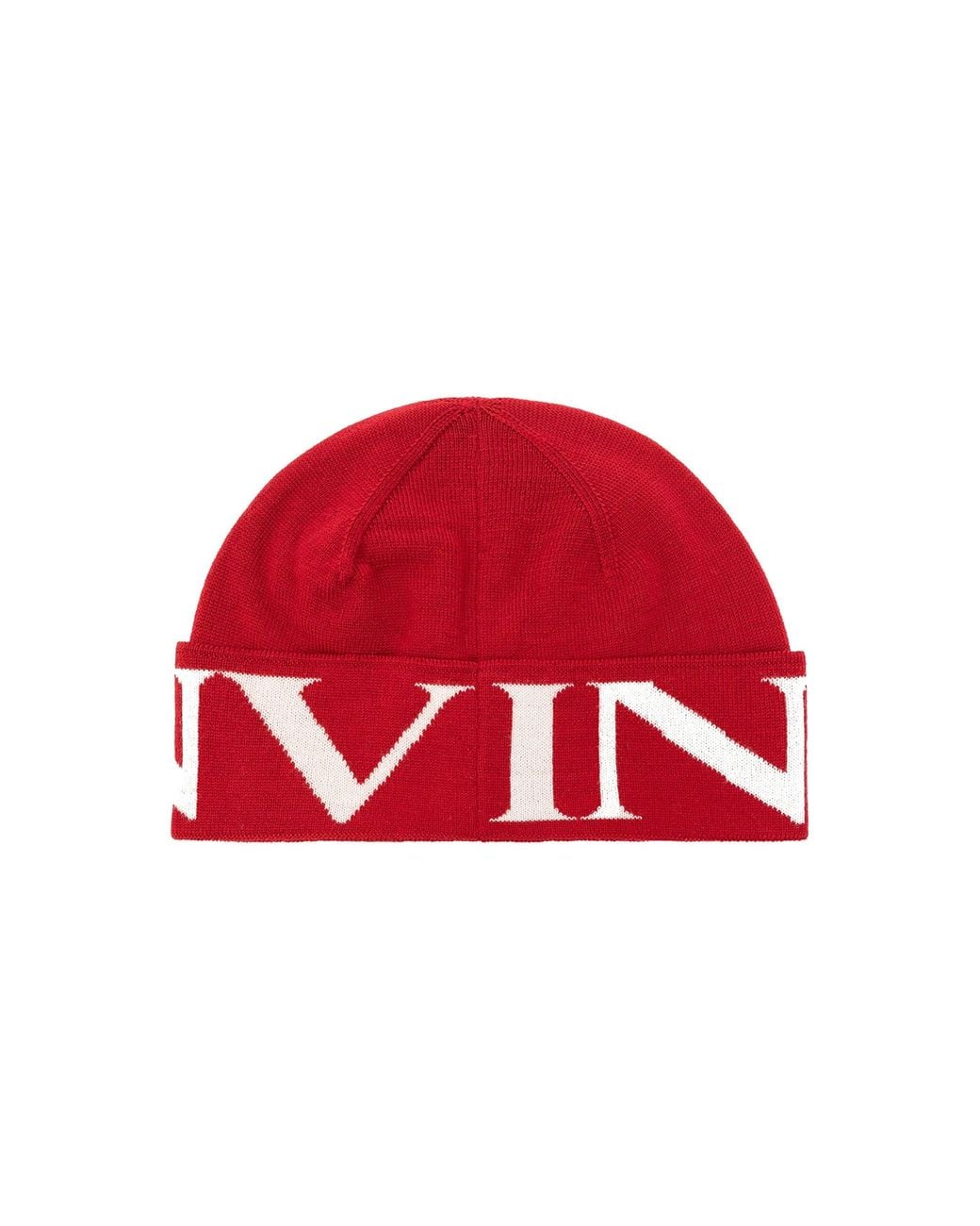 Lanvin Red Wool Hat