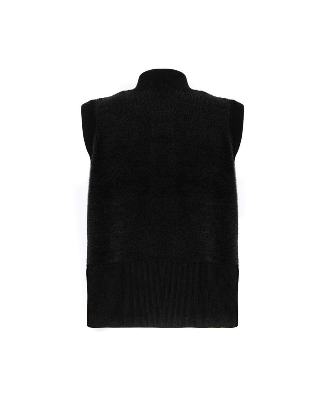 Blugirl Blumarine Black Wool-Blend Sweater
