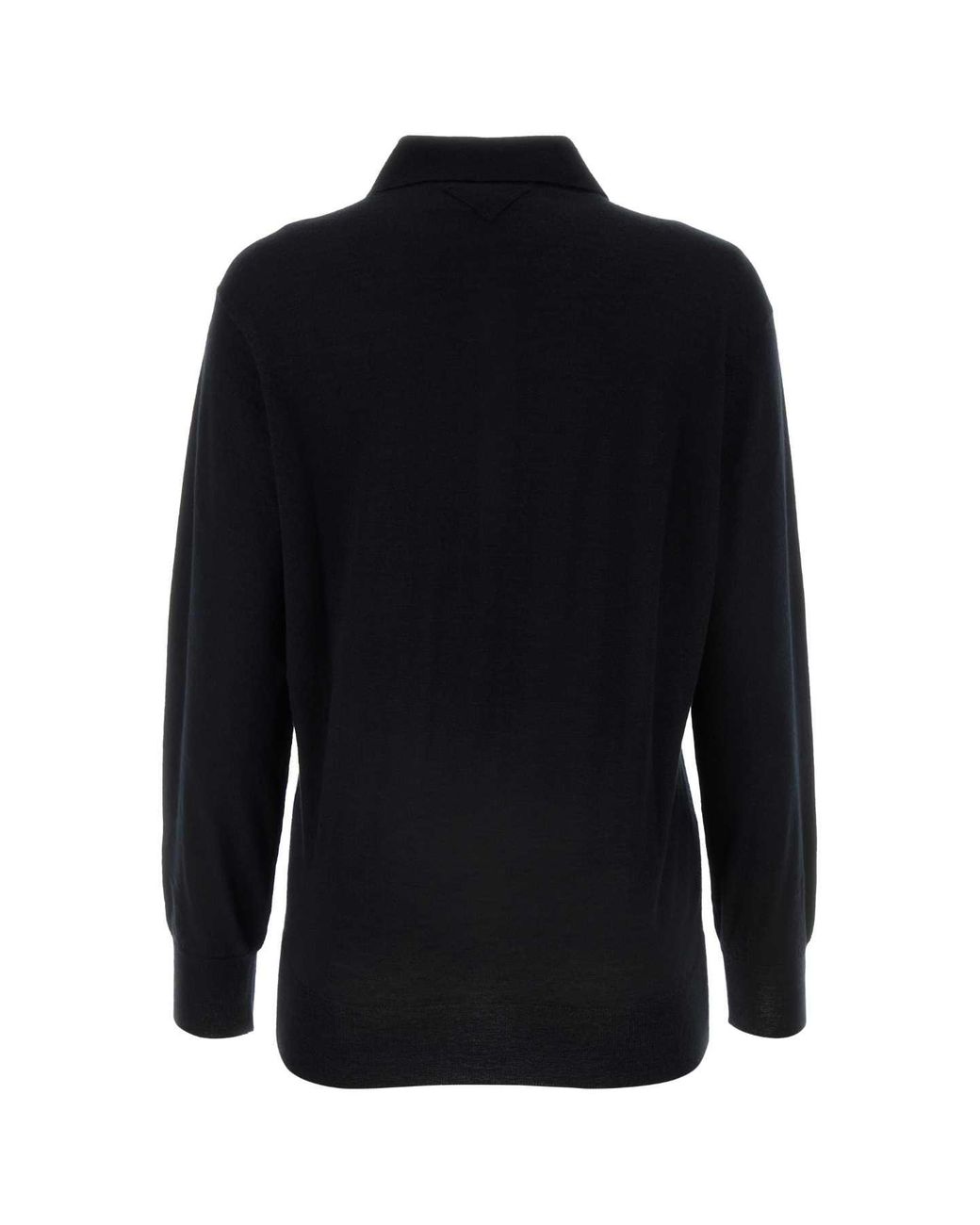 Prada Blue Cashmere Polo Shirt for men