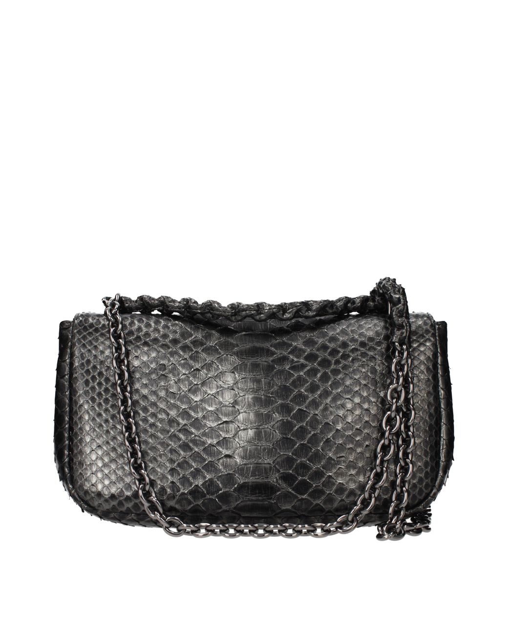 Tom Ford Black Shoulder Bag Python Leather
