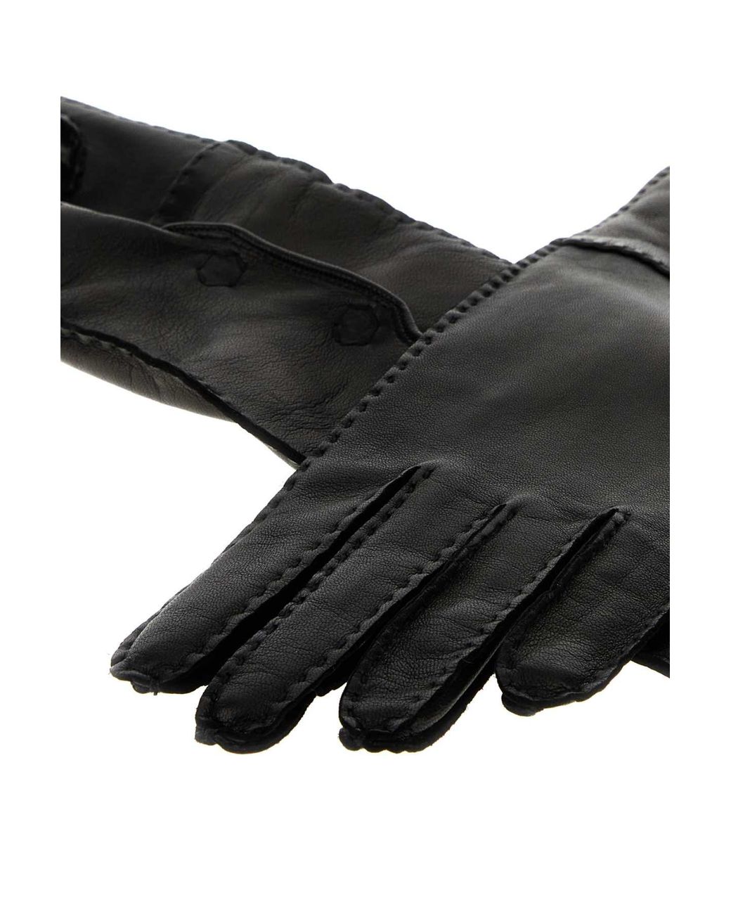 Prada Black Nappa Gloves