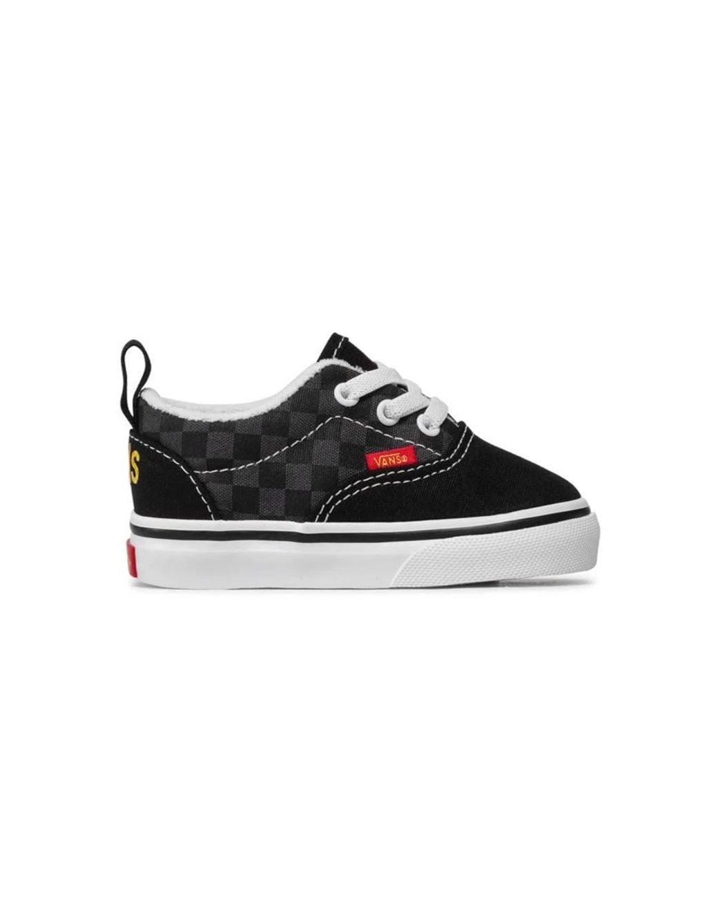 Vans Black Sneaker "Era Elastic Lace (Flame Logo)