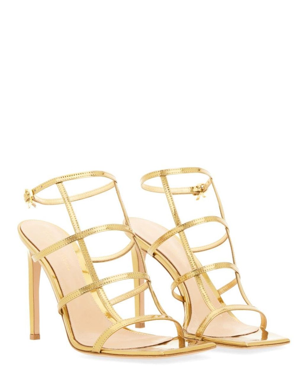 Gianvito Rossi Metallic Sandal Mondry