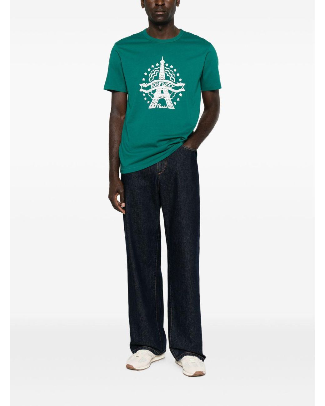 KENZO Green Cotton T Shirt