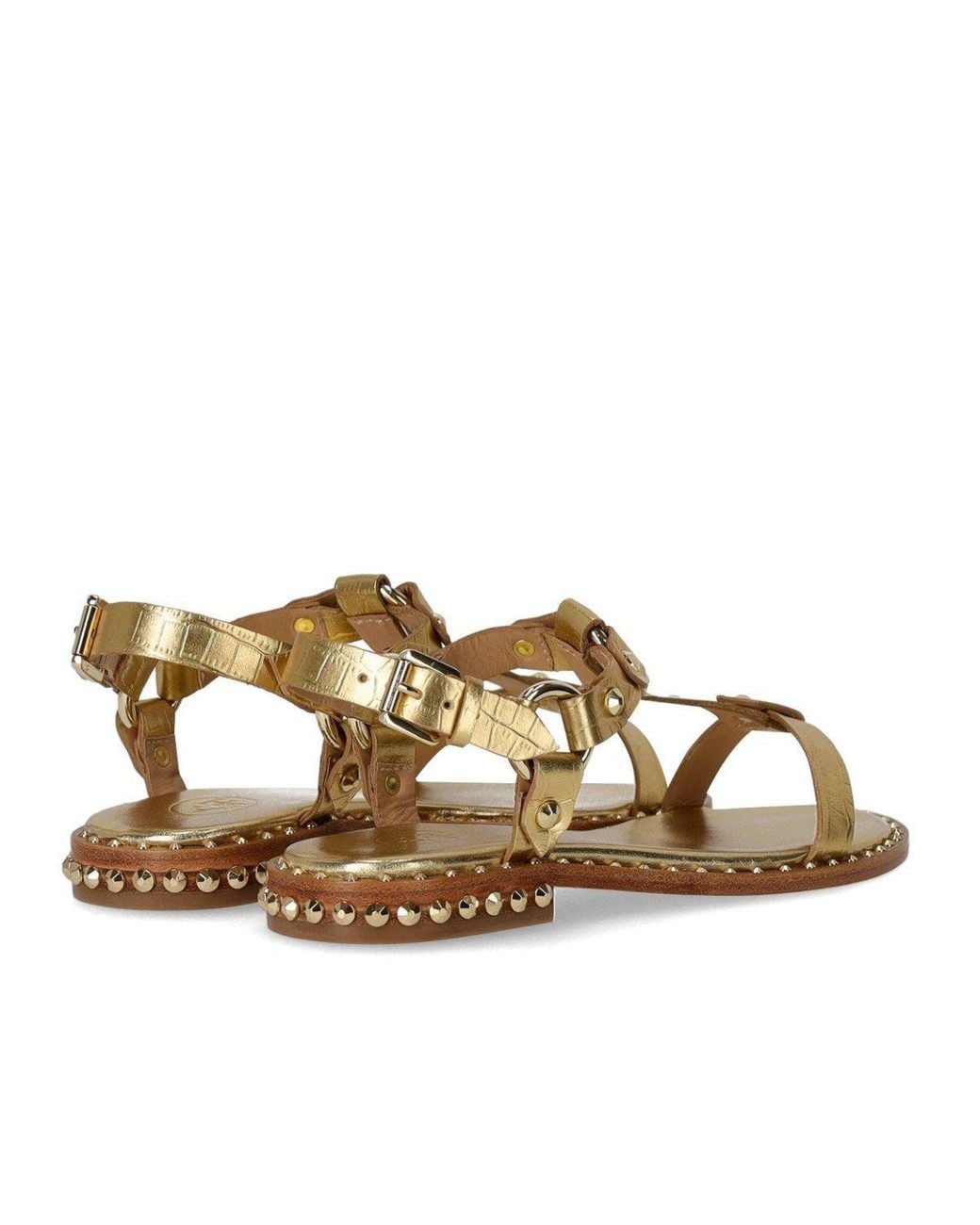Ash Metallic Patsy Flat Sandal