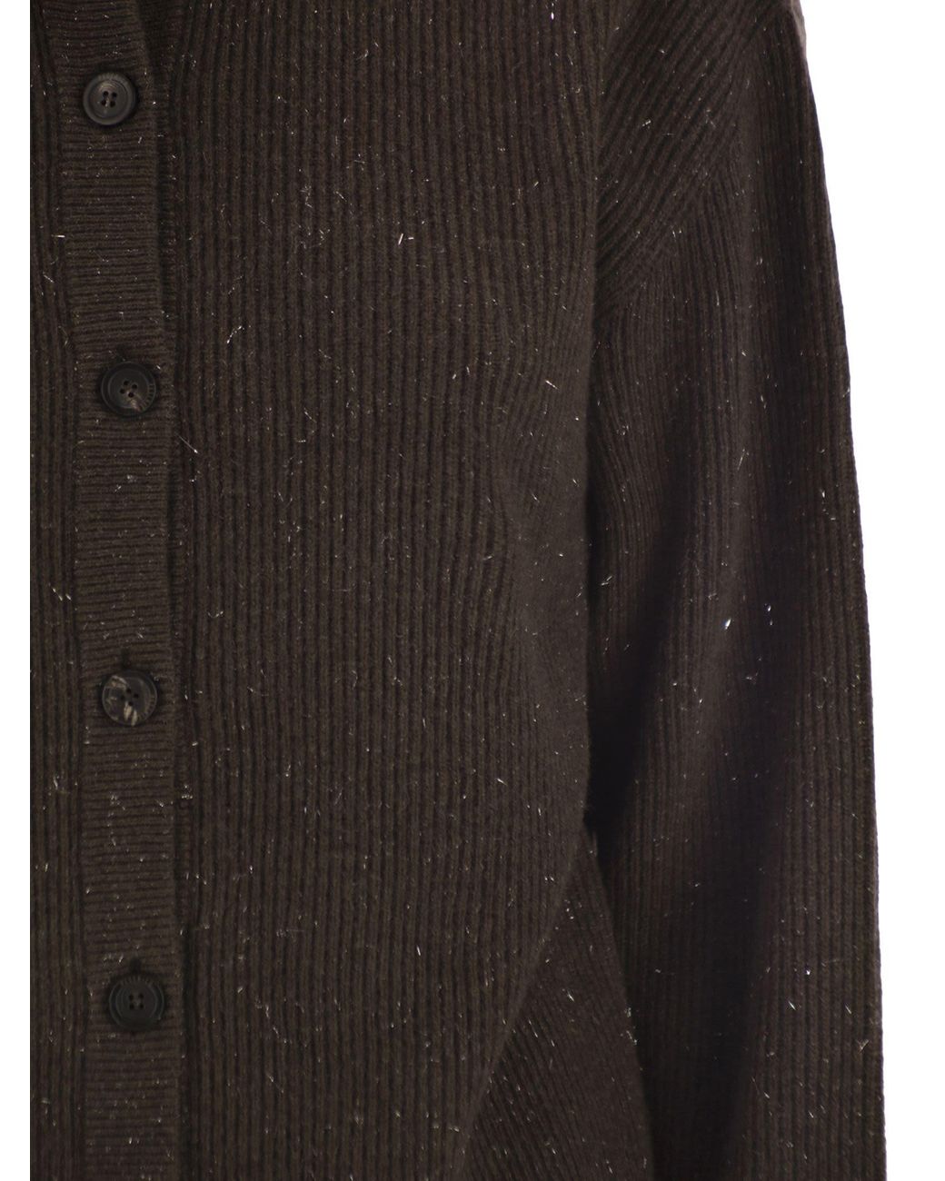 Peserico Black Cardigan With Buttons