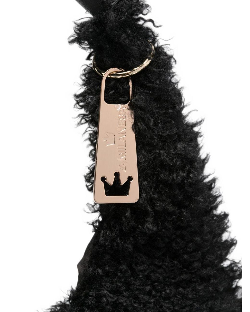 La Milanesa Black Oprah Hobo Bag