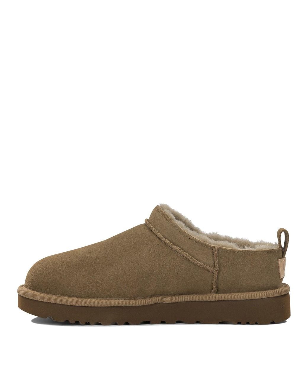 Ugg Brown "Classic Micro" Pull-On Ankle Boots