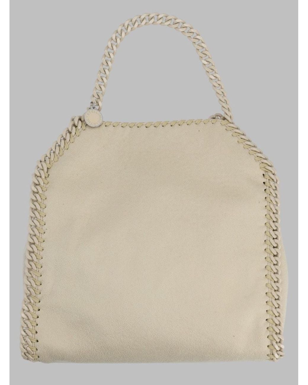 Stella McCartney Natural Mini Falabella Crossbody Bag