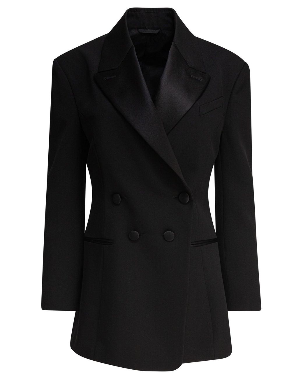 Blazer With Pleated Back Jackets And Coats Nero-Donna di Givenchy in Black