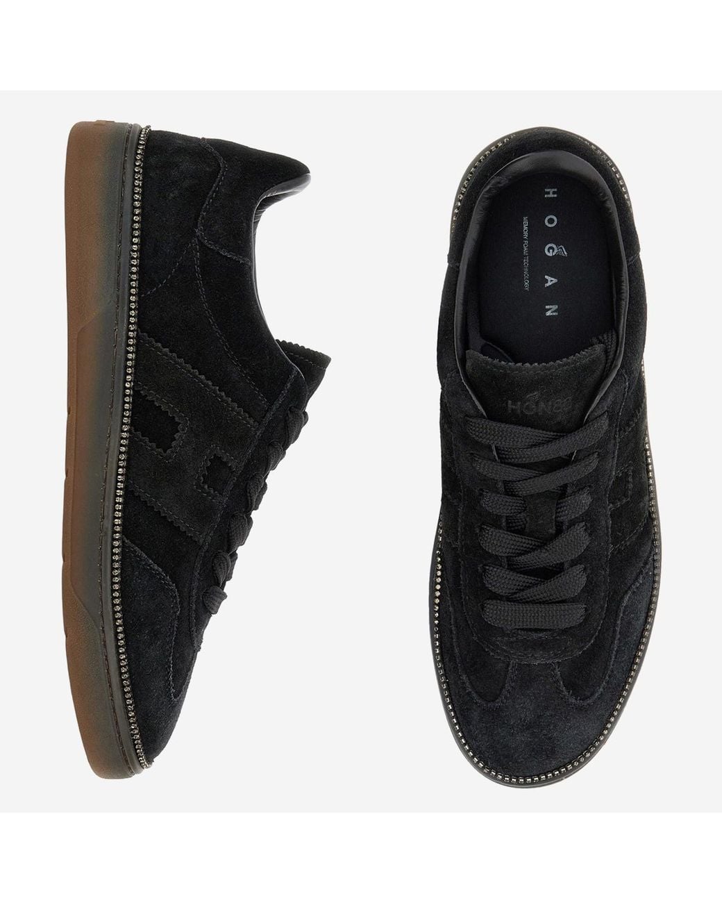 Hogan Black Cool Leather Sneakers
