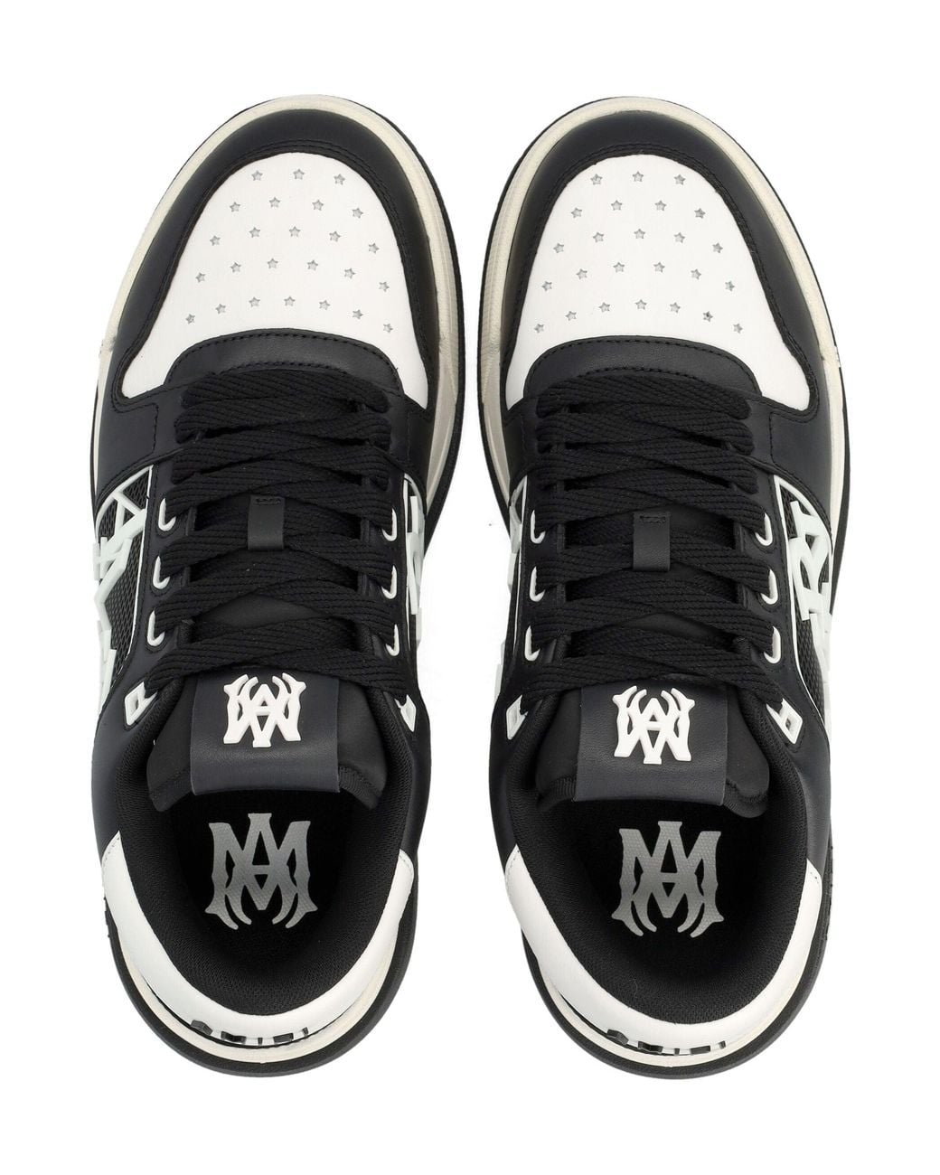 Amiri Blue Classic Low Oversized Logo Low-Top Sneakers