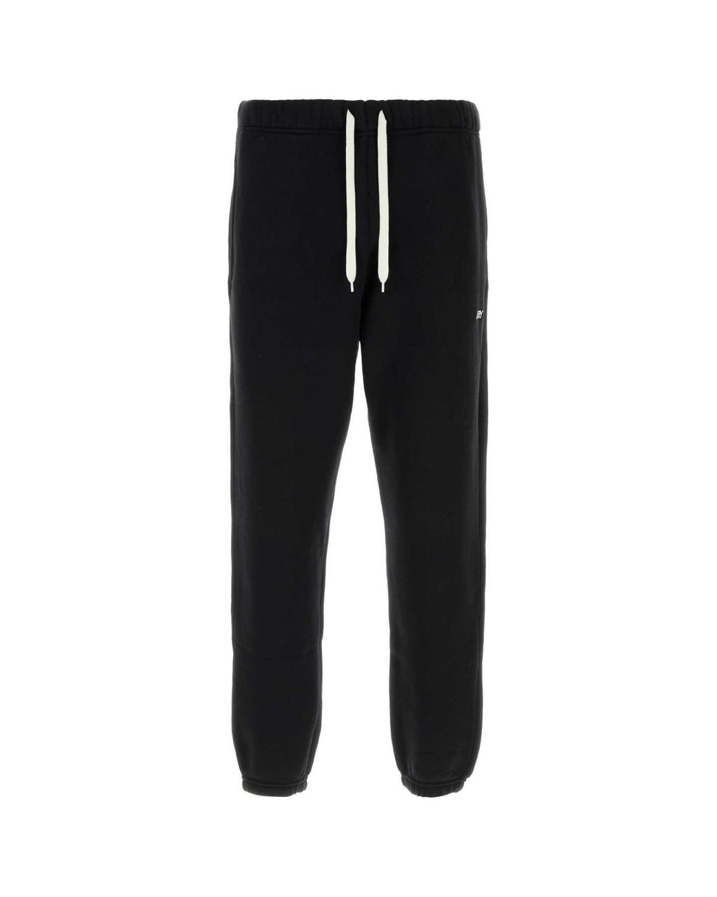 Autry Black Cotton Joggers For for men