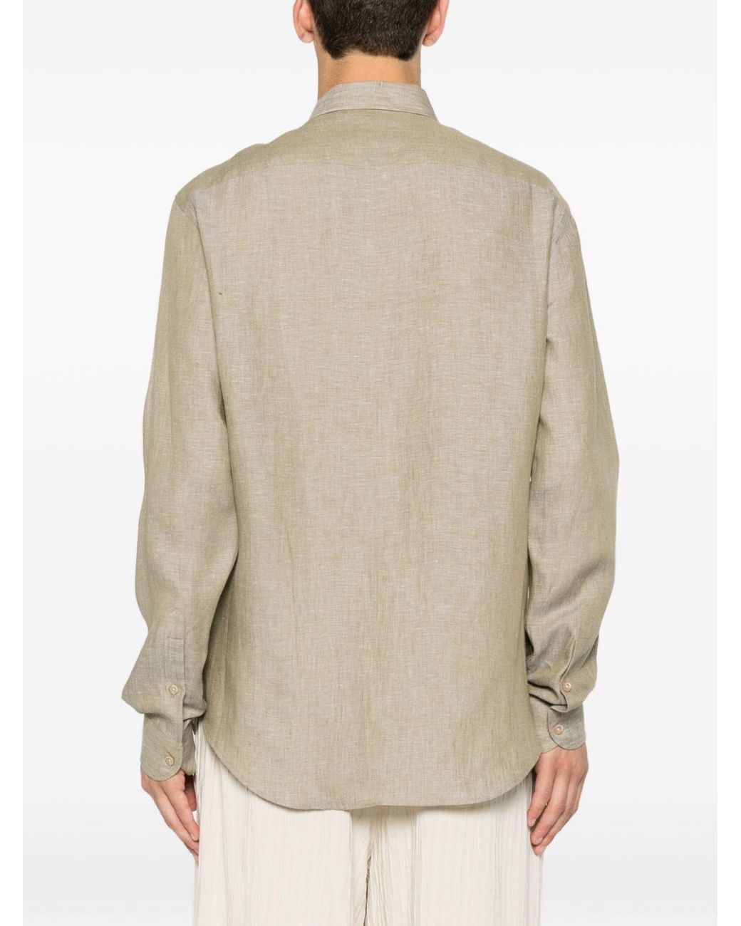 Emporio Armani White Cotton Shirt for men