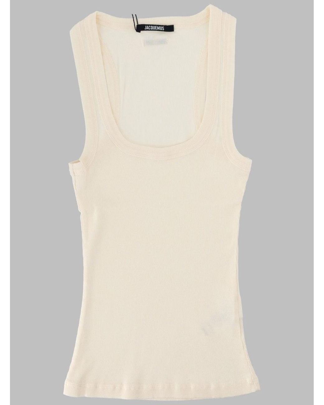 Jacquemus Natural Stylish Mini Top For