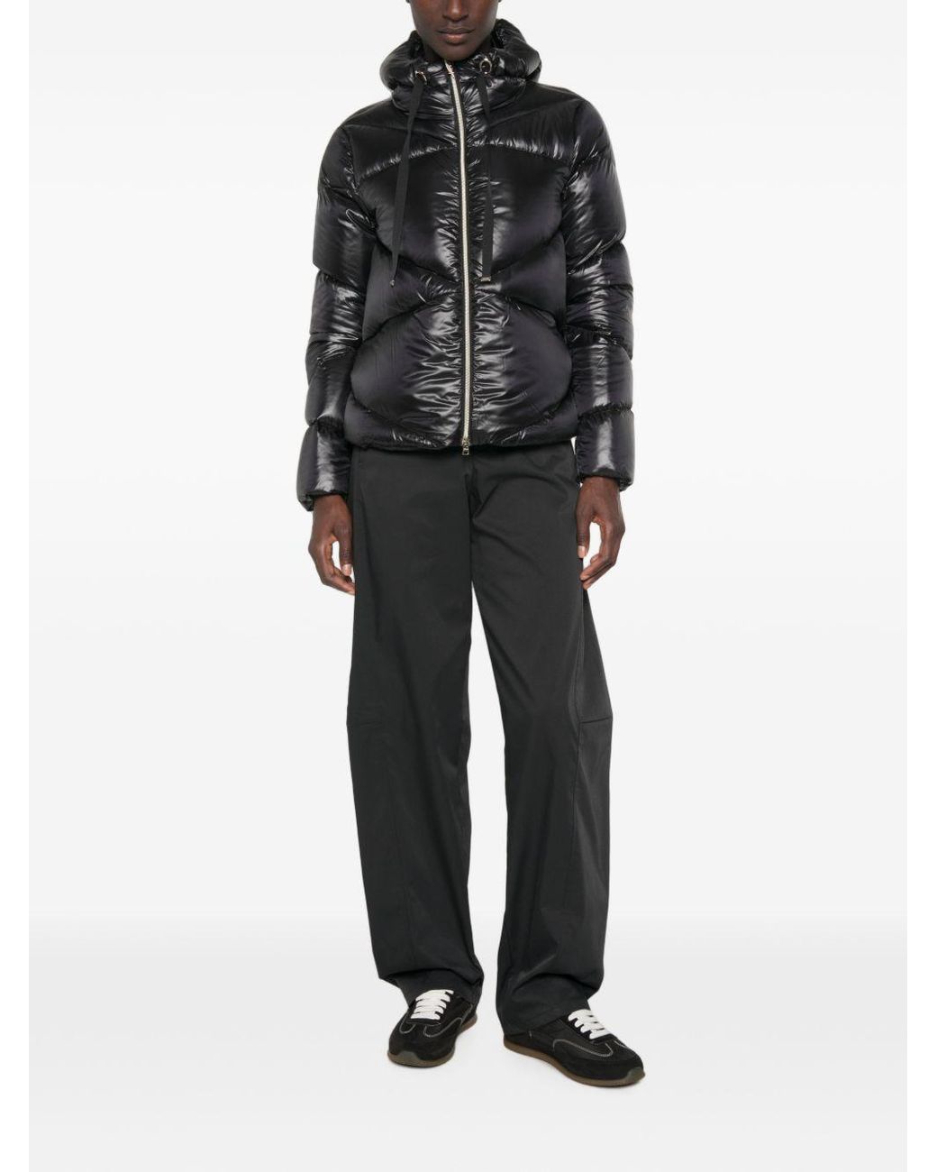 Herno Kort Donsjack in het Black