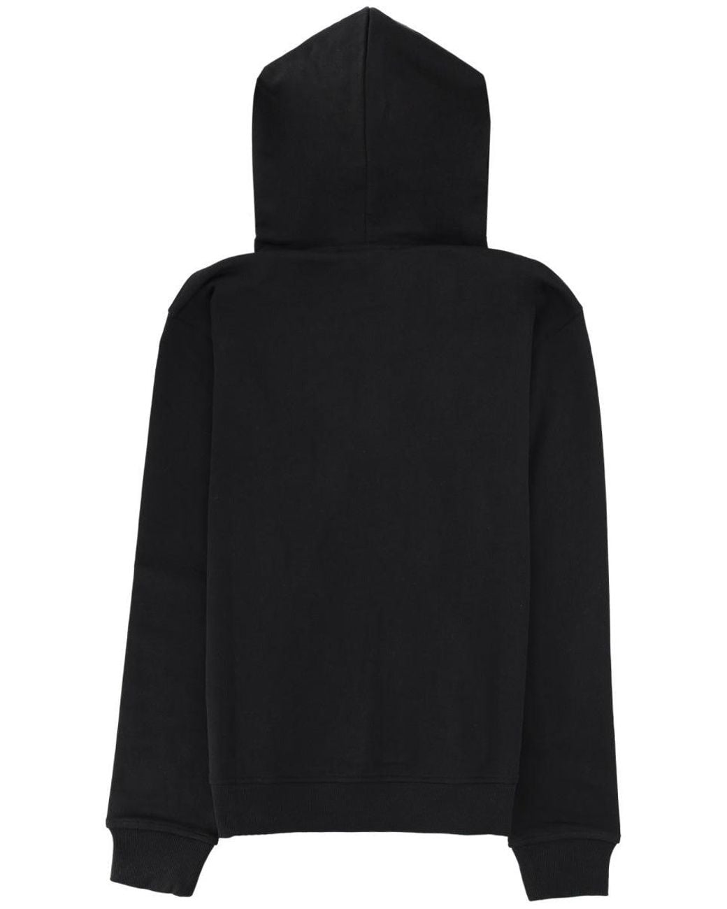 Versace Jeans Couture Black Logo Hooded Sweatshirt for men